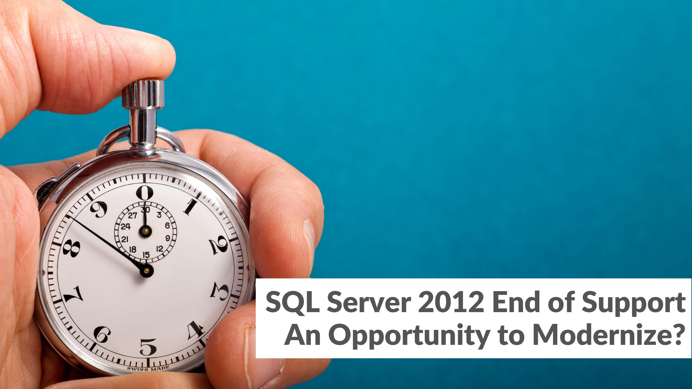 End-of-Support for SQL Server 2012